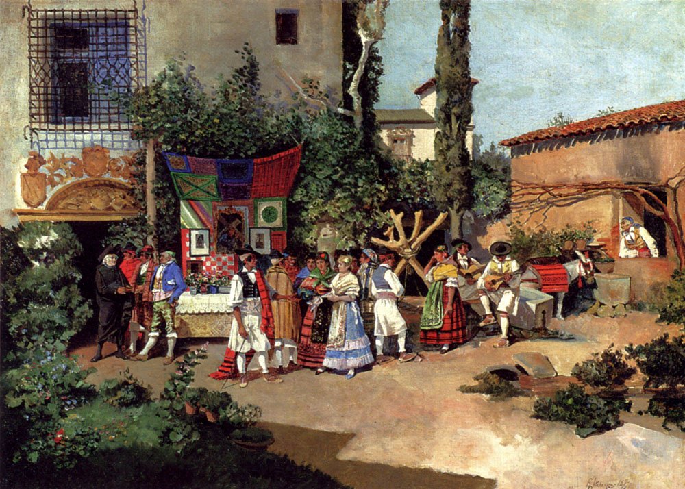 Atalaya Enrique La Fiesta Art A4 Photo Print