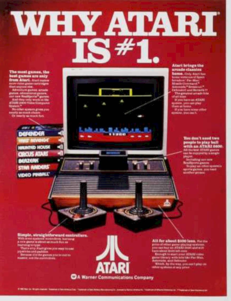 Atari Defender Joystick Vintage Retro Advert Ads A4 Photo Print
