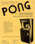 Atari Pong Arcade Vintage Retro Advert Poster A4 Photo Print