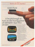 Atari Vcs Ram Vintage Retro Advert Ads A4 Photo Print