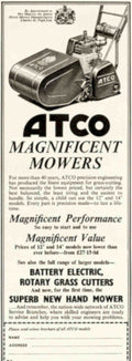 Atco Magnificent Mowers Vintage Retro Advert Poster A4 Photo Print
