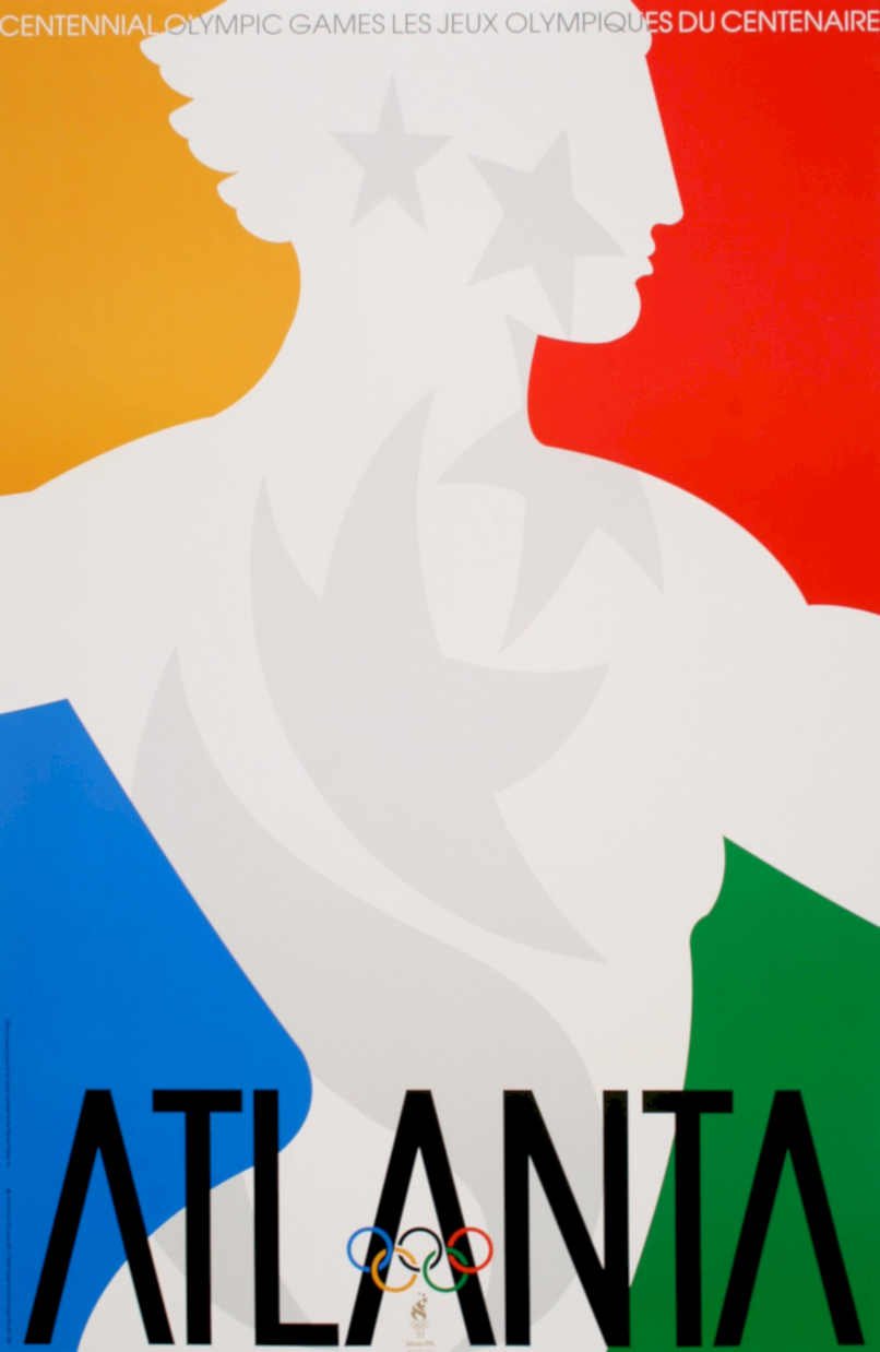 Atlant Centennial Olympics Vintage Retro Advert Ads A4 Photo Print