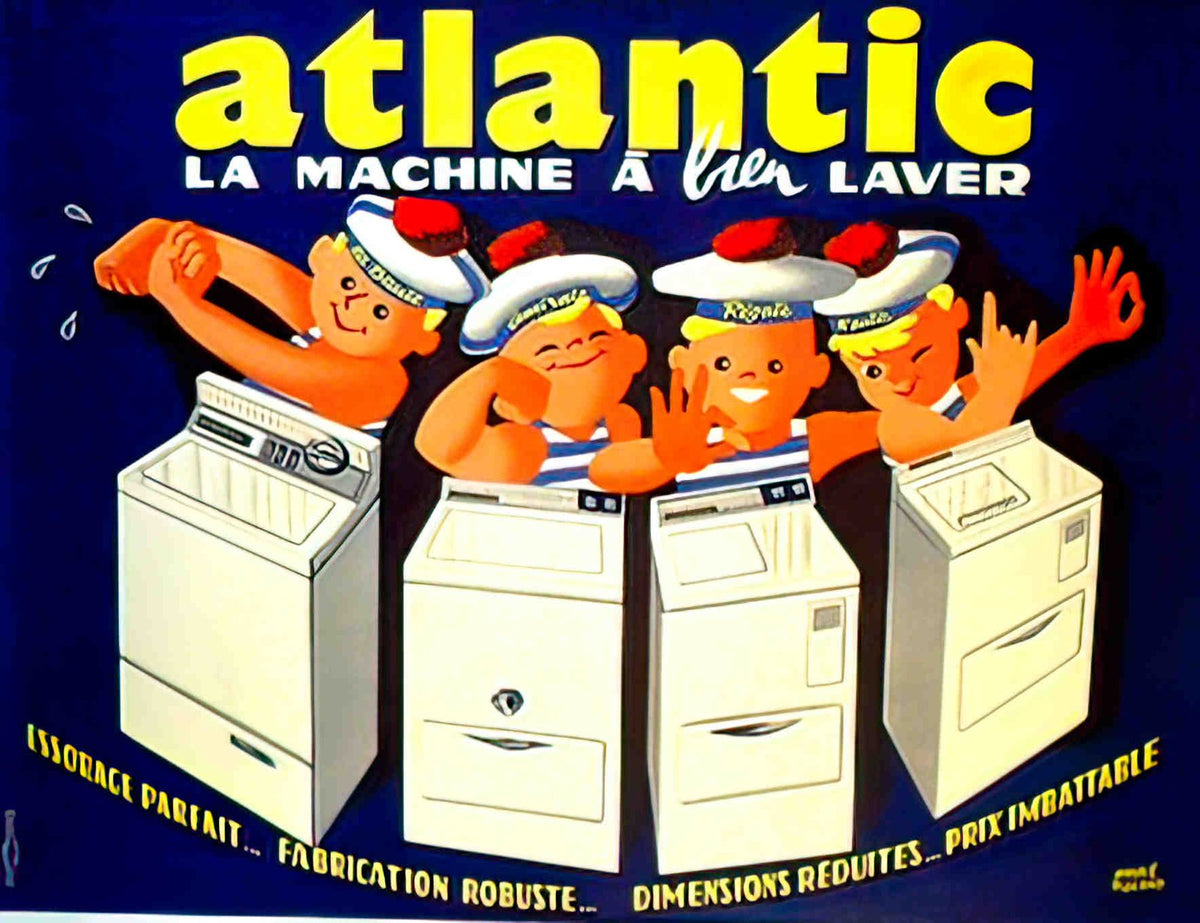 Atlantic Advert A4 Photo Print
