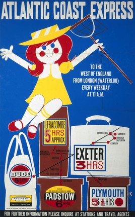 Atlantic Coast Express Advert A4 Photo Print