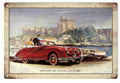 Atlantic Convertible Castle Vintage Retro Advert Ads A4 Photo Print