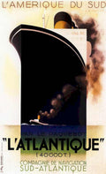 Atlantic Ship Southamerica Vintage Retro Advert Ads A4 Photo Print
