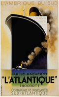 Atlantique Vintage A4 Photo Print