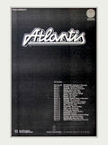 Atlantis Uk Dates Vintage Retro Advert Poster A4 Photo Print