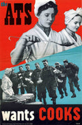 Ats Cooks 1941 Vintage Retro Advert Poster A4 Photo Print