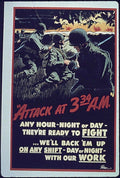Attack 3am 1 Vintage Retro Advert Poster A4 Photo Print
