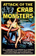 Attack Crab Monsters Vintage Retro Advert Ads A4 Photo Print
