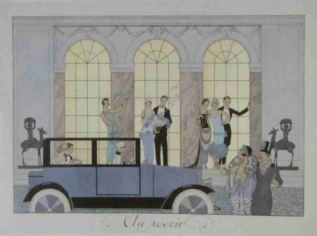 Au Revoir George Barbier A4 Photo Print