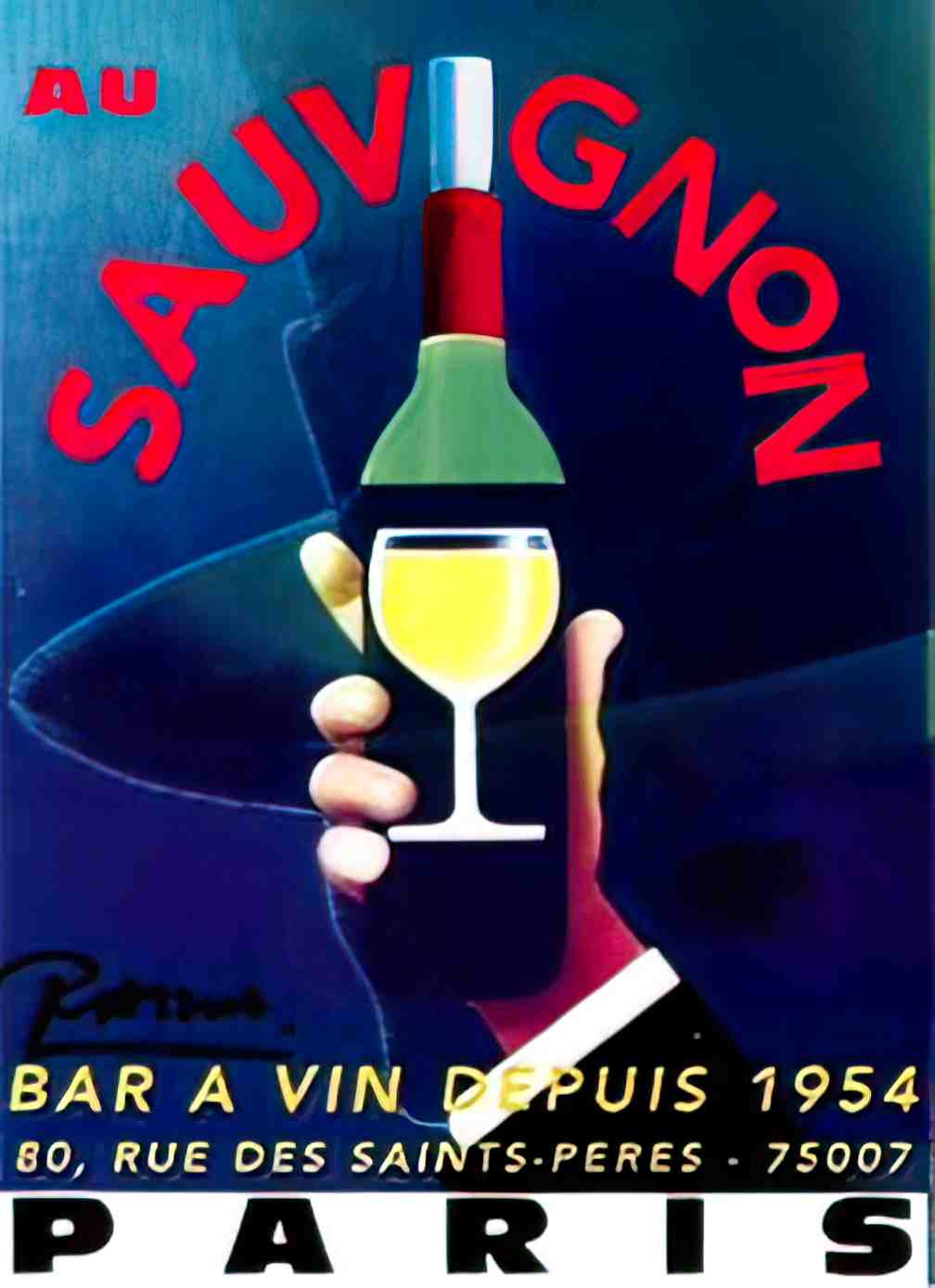 AuSauvignon Advert A4 Photo Print