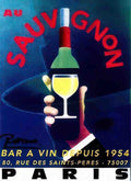 AuSauvignon Vintage Advert A4 Photo Print