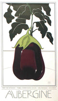 Aubergine Kitchen Three Vintage Retro Advert Poster A4 Photo Print
