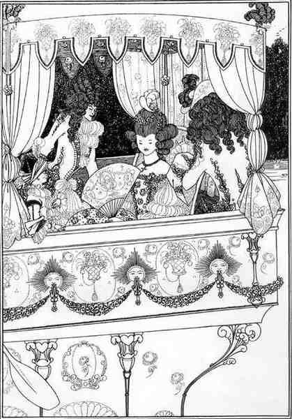 Aubrey Beardsley 107 A4 Photo Print