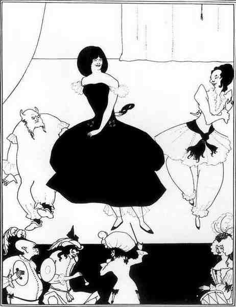 Aubrey Beardsley 121 A4 Photo Print