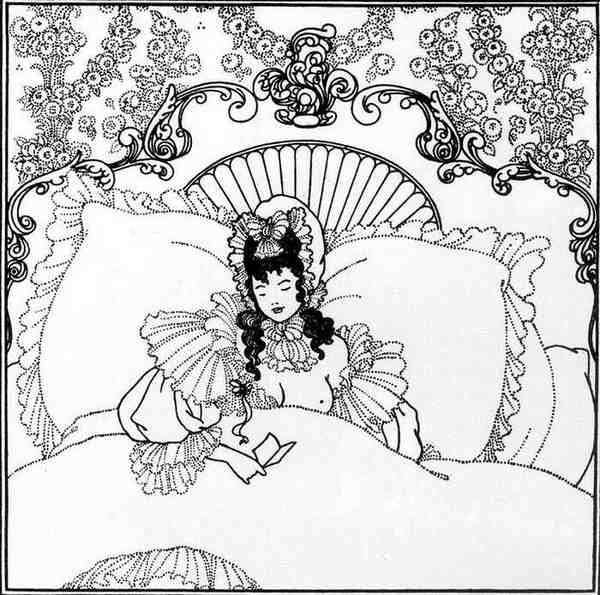 Aubrey Beardsley 122 A4 Photo Print
