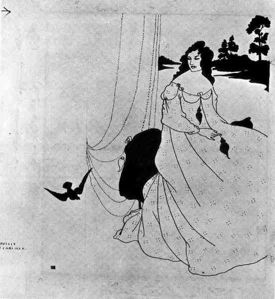 Aubrey Beardsley 132 A4 Photo Print