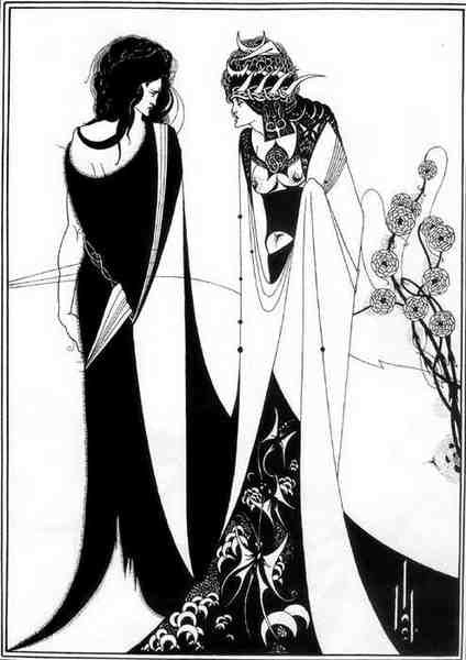 Aubrey Beardsley 186 A4 Photo Print