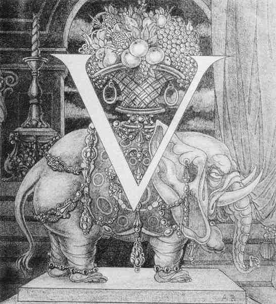 Aubrey Beardsley 203 A4 Photo Print
