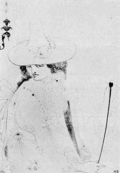 Aubrey Beardsley 204 A4 Photo Print