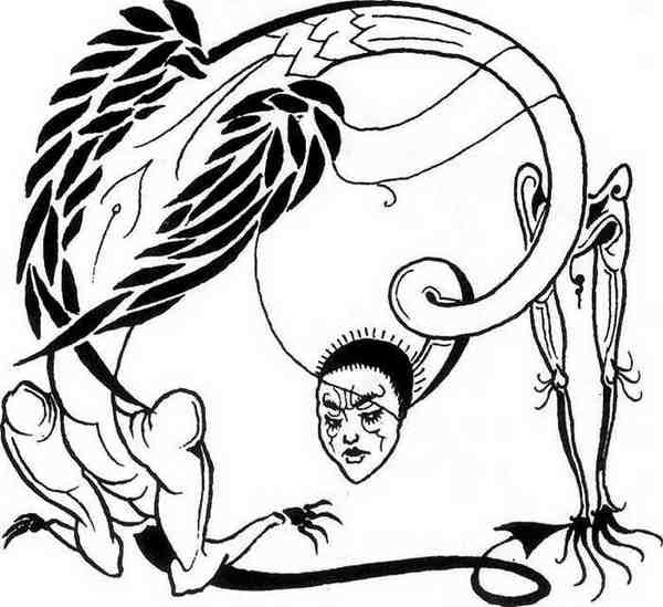 Aubrey Beardsley 212 A4 Photo Print