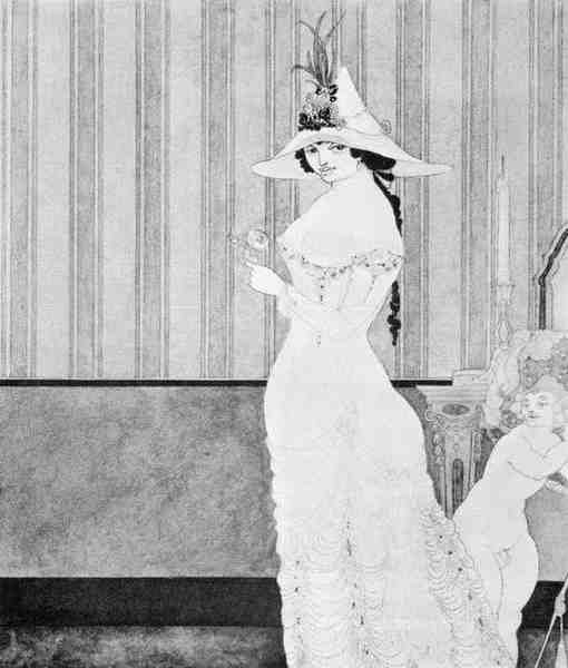 Aubrey Beardsley 54 A4 Photo Print