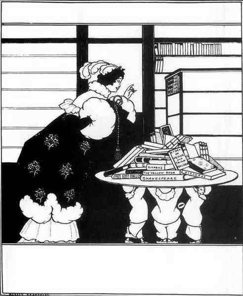 Aubrey Beardsley 69 A4 Photo Print