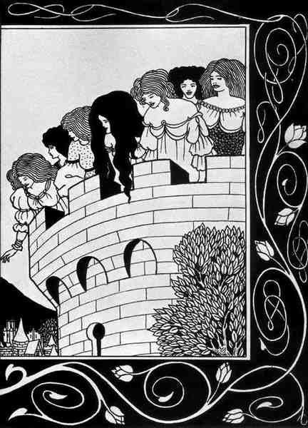 Aubrey Beardsley 71 A4 Photo Print