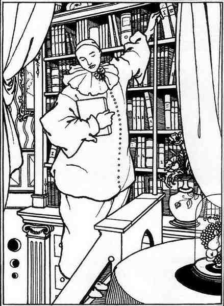 Aubrey Beardsley 79 A4 Photo Print