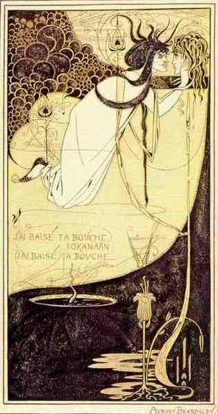 Aubrey Beardsley 84 A4 Photo Print