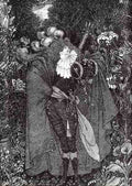 Aubrey Beardsley A Nightpiece A4 Photo Print
