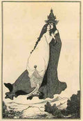 Aubrey Beardsley Ascension A4 Photo Print