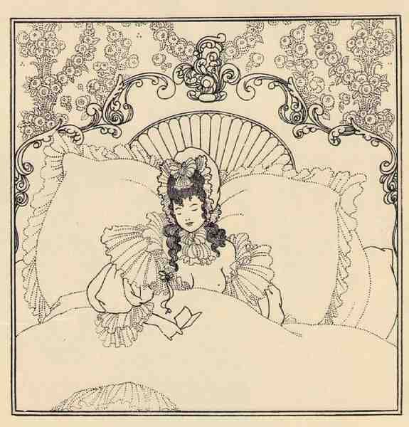 Aubrey Beardsley Billet Doux A4 Photo Print