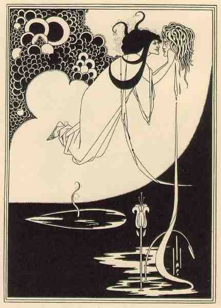 Aubrey Beardsley Climax A4 Photo Print