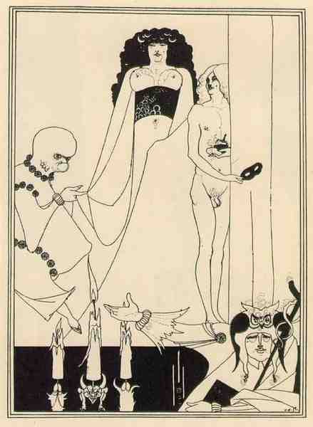 Aubrey Beardsley Herodias A4 Photo Print