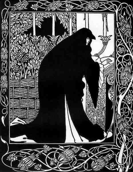 Aubrey Beardsley How Queen Guenever Made Her A Nun A4 Photo Print
