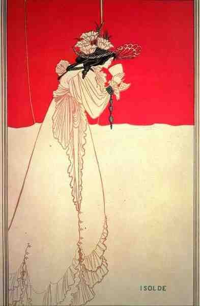 Aubrey Beardsley Isolde A4 Photo Print
