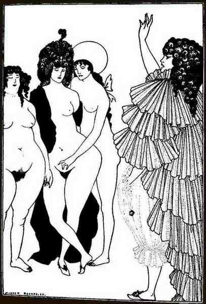 Aubrey Beardsley Lys Athenian E A4 Photo Print