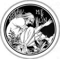 Aubrey Beardsley Merlin A4 Photo Print