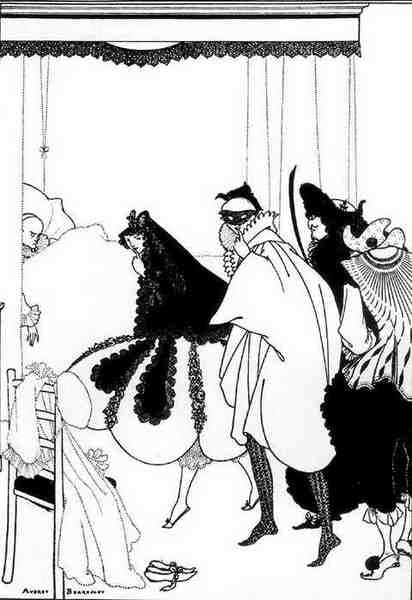 Aubrey Beardsley Pierrot A4 Photo Print