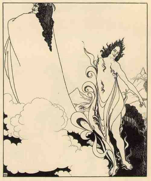 Aubrey Beardsley Rheingold A4 Photo Print
