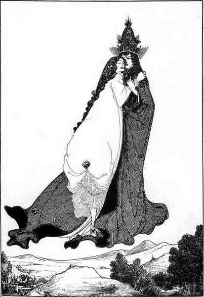 Aubrey Beardsley Roseoflima A4 Photo Print
