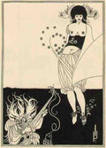 Aubrey Beardsley Stomach A4 Photo Print
