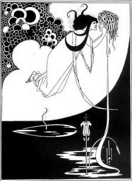 Aubrey Beardsley The Climax A4 Photo Print