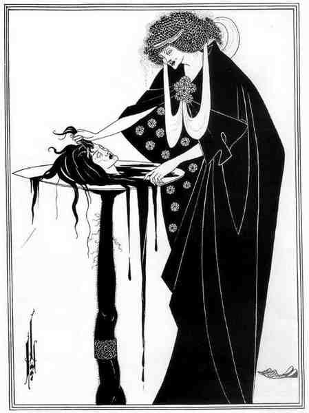 Aubrey Beardsley The Dancers Reward A4 Photo Print