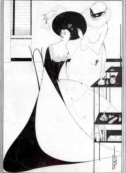 Aubrey Beardsley The Toilet Of Salome A4 Photo Print