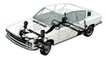 Audi 100 Coupe 1970 cutaway A4 Photo Print