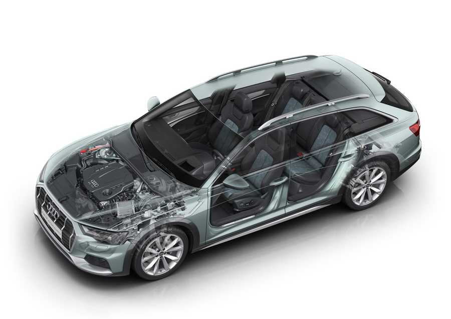 Audi A6 quattro 2019 cutaway A4 Photo Print
